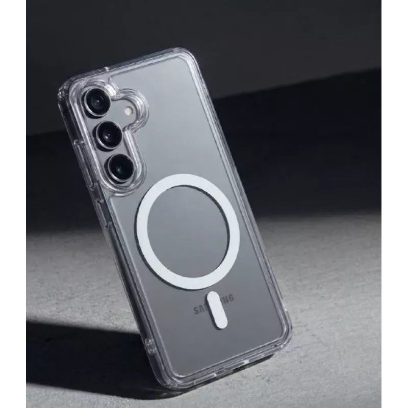 Crong Hybrid Clear Magnetic MagSafe Case für Samsung Galaxy A37 / A36 (Transparent)