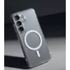 Crong Hybrid Clear Magnetic Case für Samsung Galaxy A57, Transparent, MagSafe-kompatibel