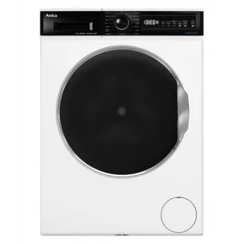 Amica WA3S712ALiSHB Slim Freistehende Waschmaschine, 7 kg, 1200 U/min, Steam PowerPro, LogicDrive, 15 Programme, Weiß