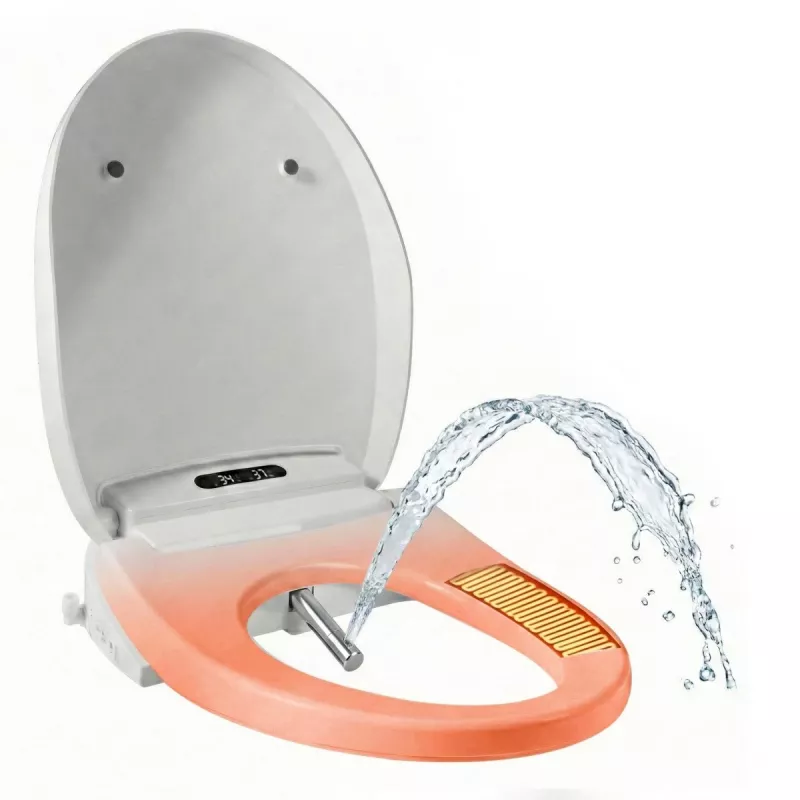 MEDIA-TECH Smart Toilet Seat MT5705 Electronic Bidet mit beheiztem Sitz, Warmwasser-Waschung, Trockner, Geruchsneutralisator, Nachtlicht, Fernbedienung