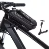 WILDMAN XS5 Frame Bag Schwarz – Fahrrad-Oberrohr-Tasche für Smartphone