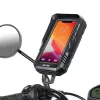 WILDMAN FK3 Fahrrad-Rahmentasche mit Handyhalter, Schwarz