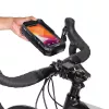 WILDMAN FK4 Fahrradrahmentasche mit Handyhalter – Schwarz