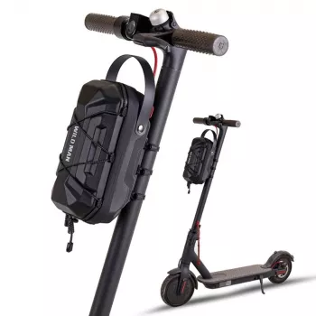 WILDMAN GD6XPlus Lenkertasche für Elektroroller, Rahmengepäckträgertasche, Schwarz