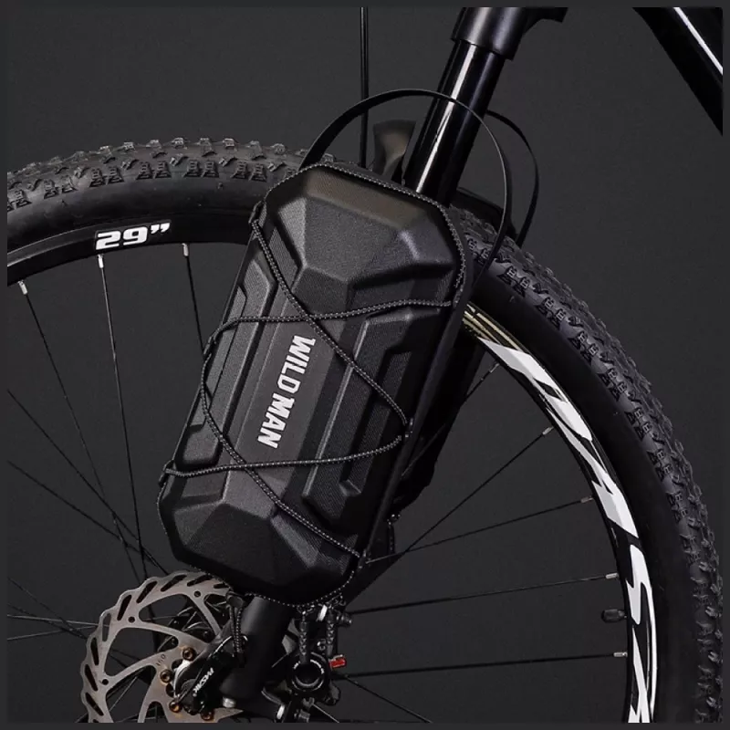 WILDMAN GD6XPlus Lenkertasche für Elektroroller, Rahmengepäckträgertasche, Schwarz