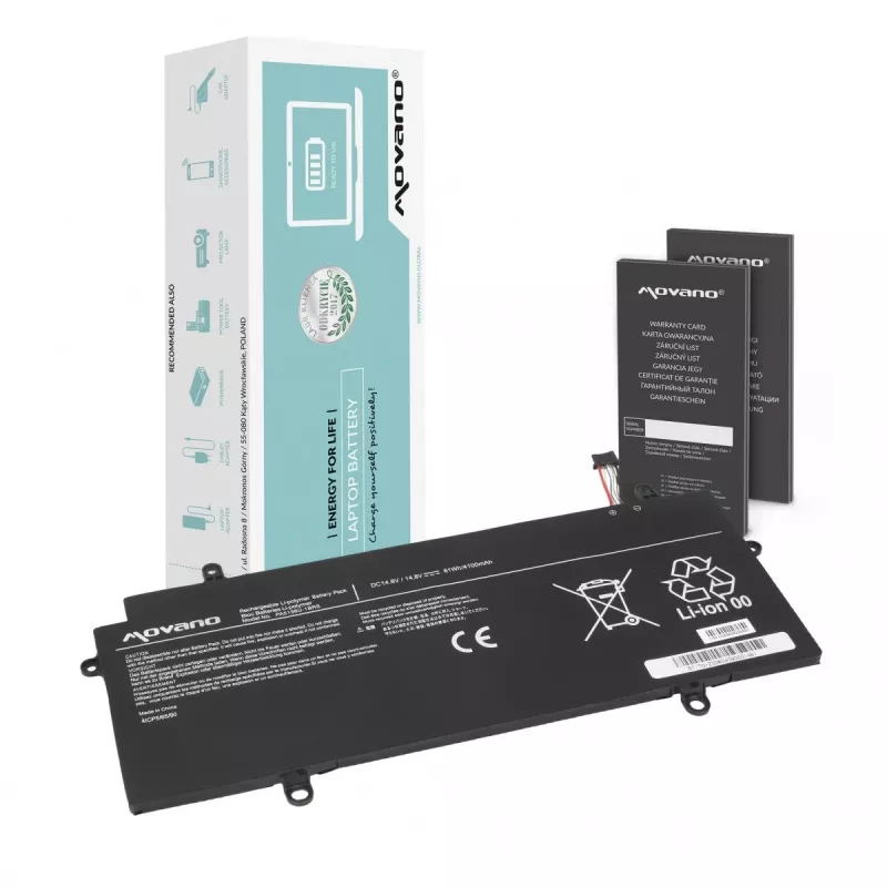 MOVANO Akku PA5136U-1BRS für Toshiba Portege Z30 Z30-A Z30-B Z30-C - 4100 mAh (61 Wh)