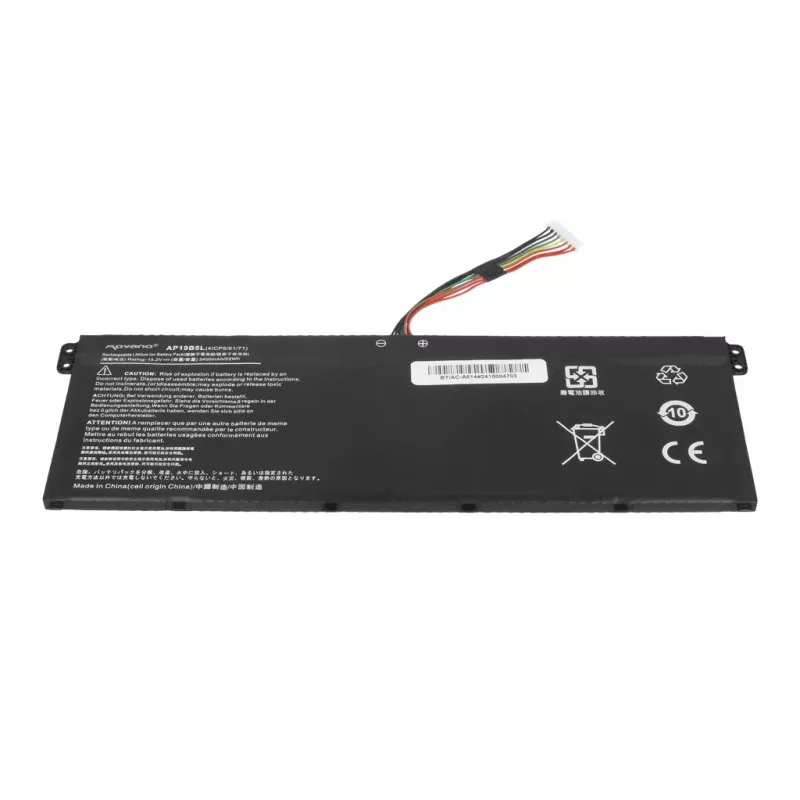 MOVANO Akku AP19B5L für Acer Aspire 5 A515-43 Swift 3 SF314-42 Vero AV15-51 - 3400 mAh (52 Wh)