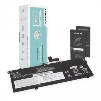 MOVANO Akku L18C6PD1 L18M6PD1 für Lenovo ThinkPad X13 X390 X395 - 4220 mAh (48 Wh)