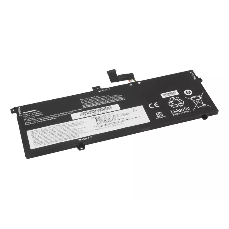 MOVANO Akku L18C6PD1 L18M6PD1 für Lenovo ThinkPad X13 X390 X395 - 4220 mAh (48 Wh)