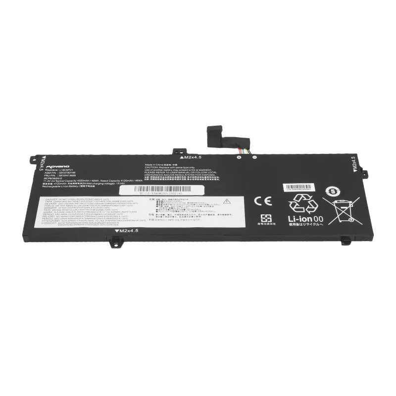 MOVANO Akku L18C6PD1 L18M6PD1 für Lenovo ThinkPad X13 X390 X395 - 4220 mAh (48 Wh)