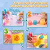 LEAN TOYS Kreatives Plastik-Set zum Herstellen von Squishy-Dekorations-Desserts und Blumen DIY