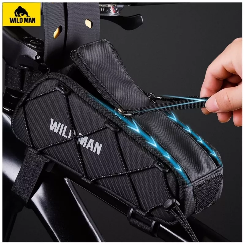 WILDMAN GX100 Fahrradrahmentasche - Schwarz