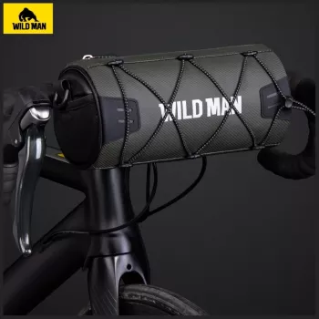 WILDMAN GX300 Bicycle Frame Bag 2L, Black