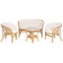 4Living Bahama Outdoor Lounge Set 4-teilig Hellgrau
