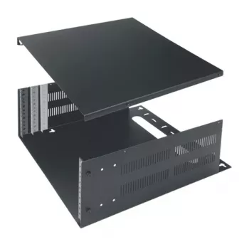 Vaddio Middle Atlantic 4U Wandmontage-Rackgehäuse - Schwarz - 19 inch