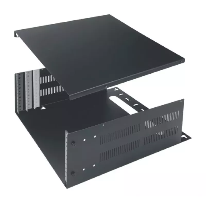 Vaddio Middle Atlantic 4U Wandmontage-Rackgehäuse - Schwarz - 19 inch