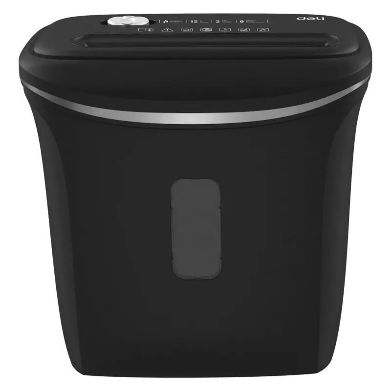 Deli E9945 Cross-Cut Paper Shredder, 10 Sheets, 20L, P-4