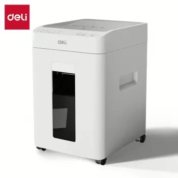 Deli ET081 Cross-Cut Papierschredder, 8 Blatt, 15L, Schwarz