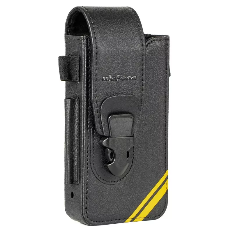 Ulefone Armor 26 Ultra Premium PU Leder Flip Wallet Case mit Kartenfächern und Kickstand - Schwarz