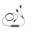Yealink USB/QD Trainer Cable für YHS-Serie (USB auf QD) - Schwarz