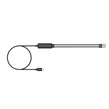 Yealink Telefonkabel (1 Stück) - RJ9 Headset-Splitterkabel 25 cm Schwarz