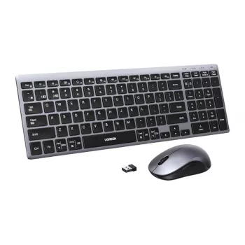 UGREEN MK552 Kabelloses Tastatur- und Maus-Set - Schwarz
