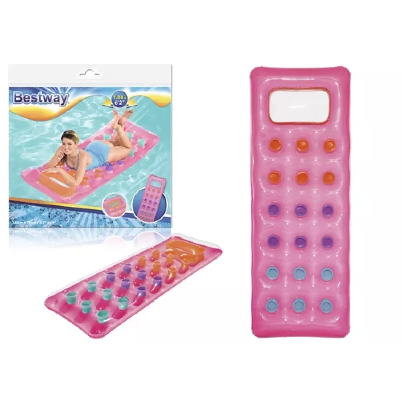 Bestway Luftmatratze Pink 188 x 71 cm 43040