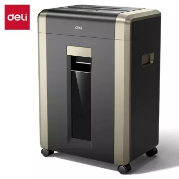 Deli ET099 Cross-Cut Papier-Schredder, 10 Blatt, 15L, P-4 Sicherheit
