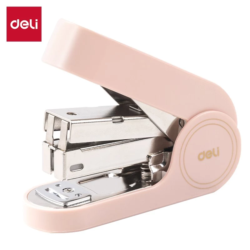 Deli Linfini EM390 Pink Heftgerät für bis zu 25 Blatt