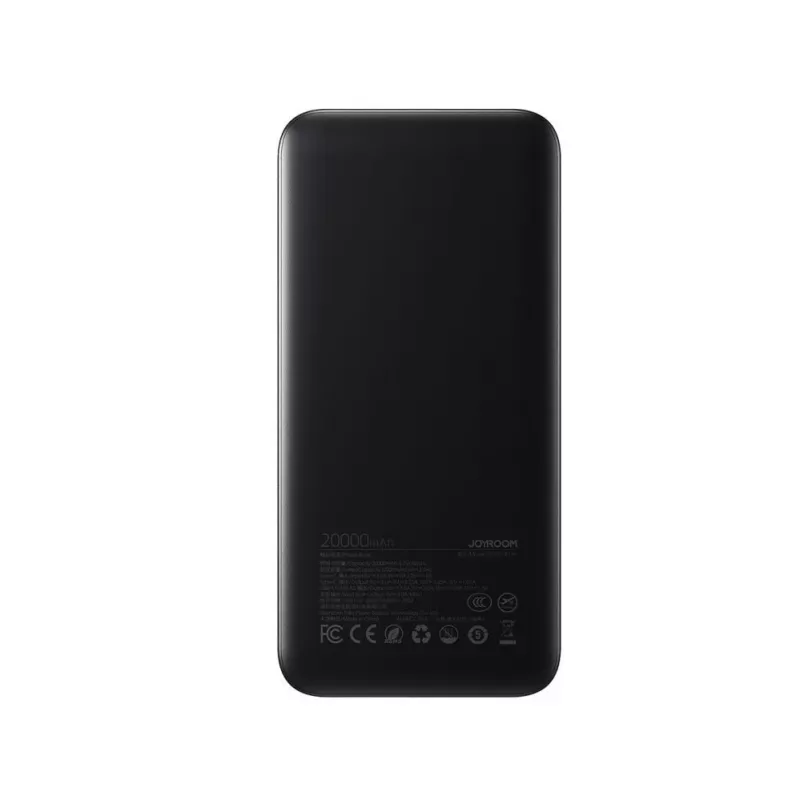Powerbank Joyroom JR-PBF14 Pro 22.5W 20000mAh mit Digitalanzeige 2x USB-A 1x USB-C - Schwarz