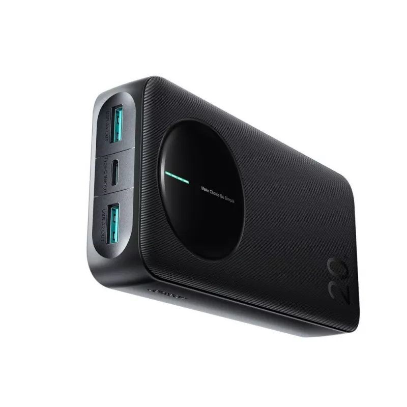 Powerbank Joyroom JR-PBF14 Pro 22.5W 20000mAh mit Digitalanzeige 2x USB-A 1x USB-C - Schwarz