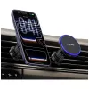 USAMS Magnetischer Lüftungsdüsen-Halter für Smartphones, 360° Rotation, Schwarz