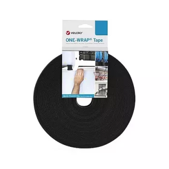 VELCRO One Wrap Band 25m 20mm Schwarz VEL-OW64141