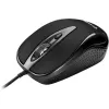 YENKEE YMS 1025 BK QUITO USB Kabelmaus, Optisch, 1000 DPI, 4 Tasten, Schwarz