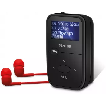 SENCOR SFP 4408BK MP3-Player 8GB FM
