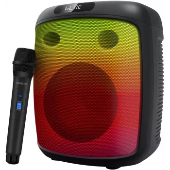 SENCOR Partycon BASE Tragbarer Bluetooth-Lautsprecher 100W, IPX4, TWS, LED