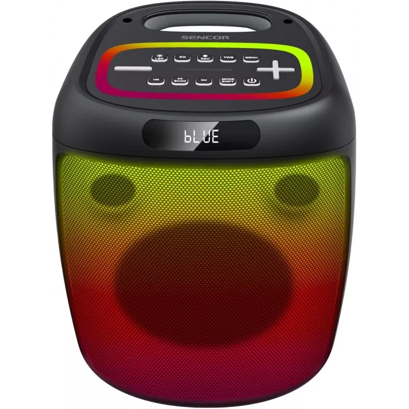 SENCOR Partycon BASE Tragbarer Bluetooth-Lautsprecher 100W, IPX4, TWS, LED