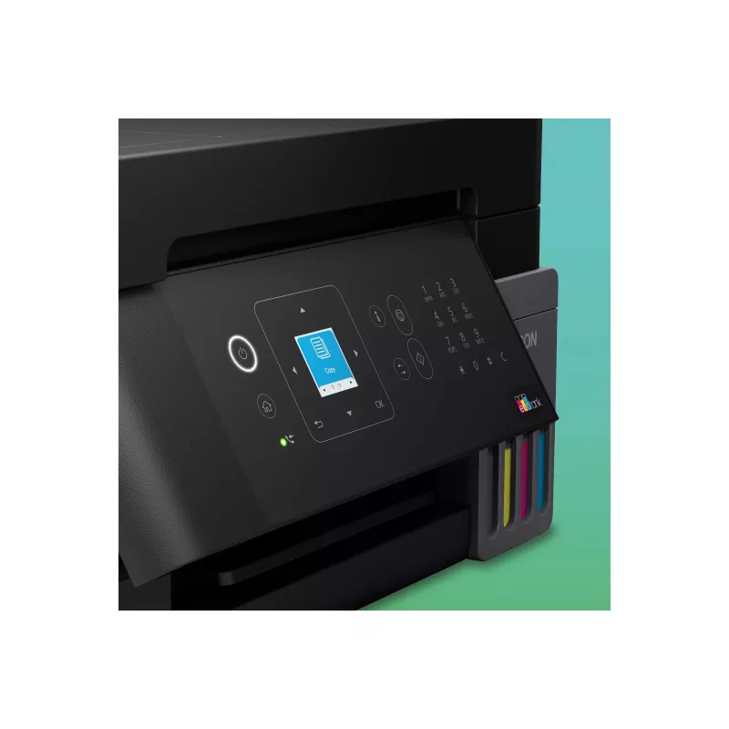 Epson L5390 Multifunktions-Tintentankdrucker - Farbe - A4 - 33 Seiten/min - Fax - Wi-Fi - LAN - ADF 30 Blatt - Schwarz