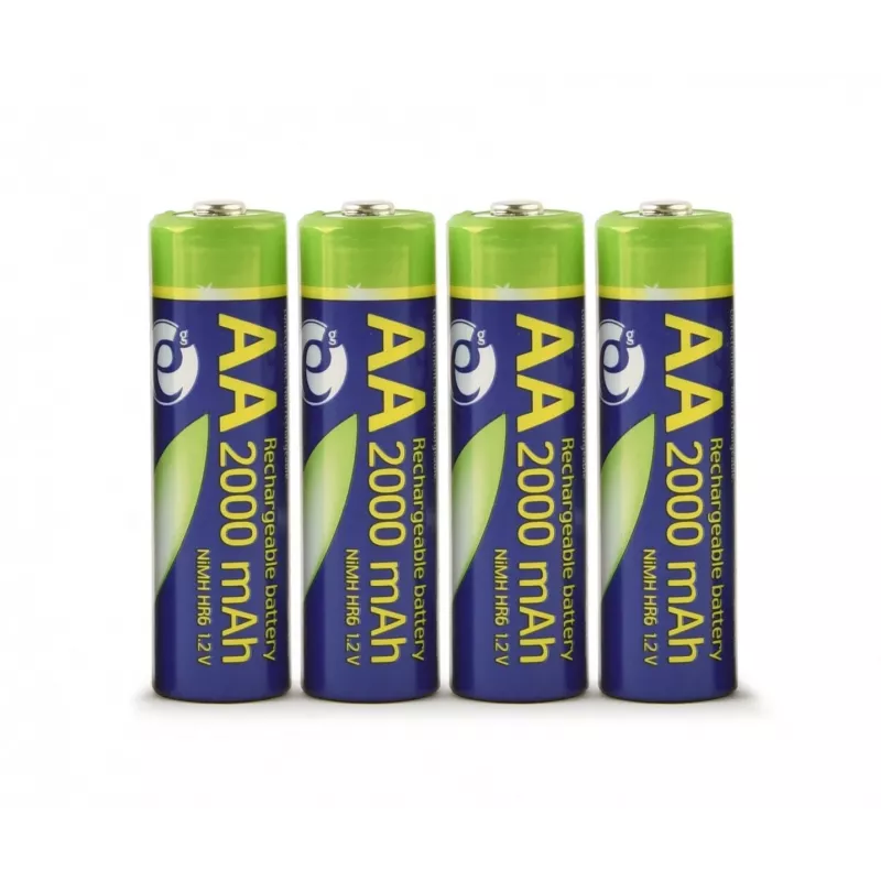 GEMBIRD EnerGenie Akkus AA 2000 mAh 4 Stück Blister