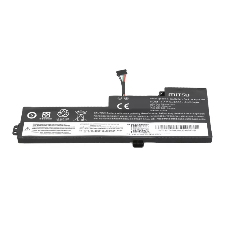 MITSU Akku für Lenovo T470 T480 A475 A485 01AVA19