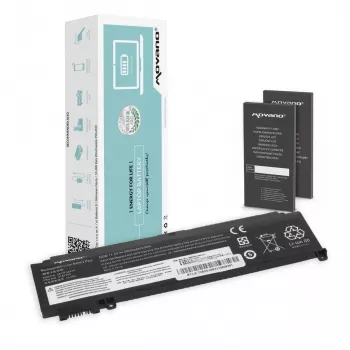 MITSU Akku für Lenovo ThinkPad T460s T470s - Frontseite - 2000 mAh (23 Wh)
