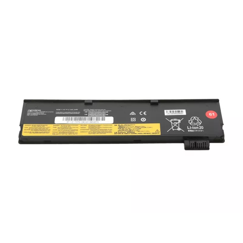 MITSU Akku SB10K97582 für Lenovo ThinkPad T470 T570 - 2140 mAh (24 Wh)