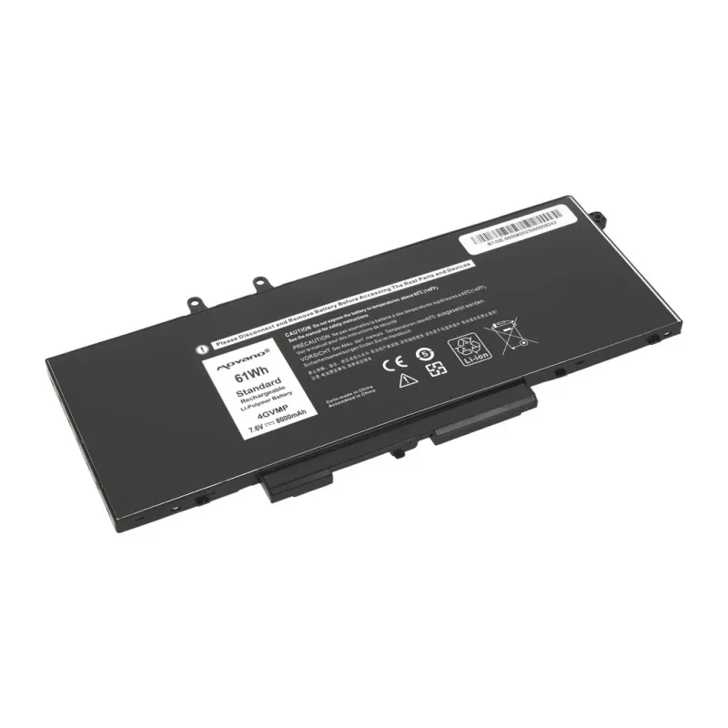 MITSU Akku 4GVMP für Dell Latitude 5400 5500 - 8000 mAh (61 Wh)