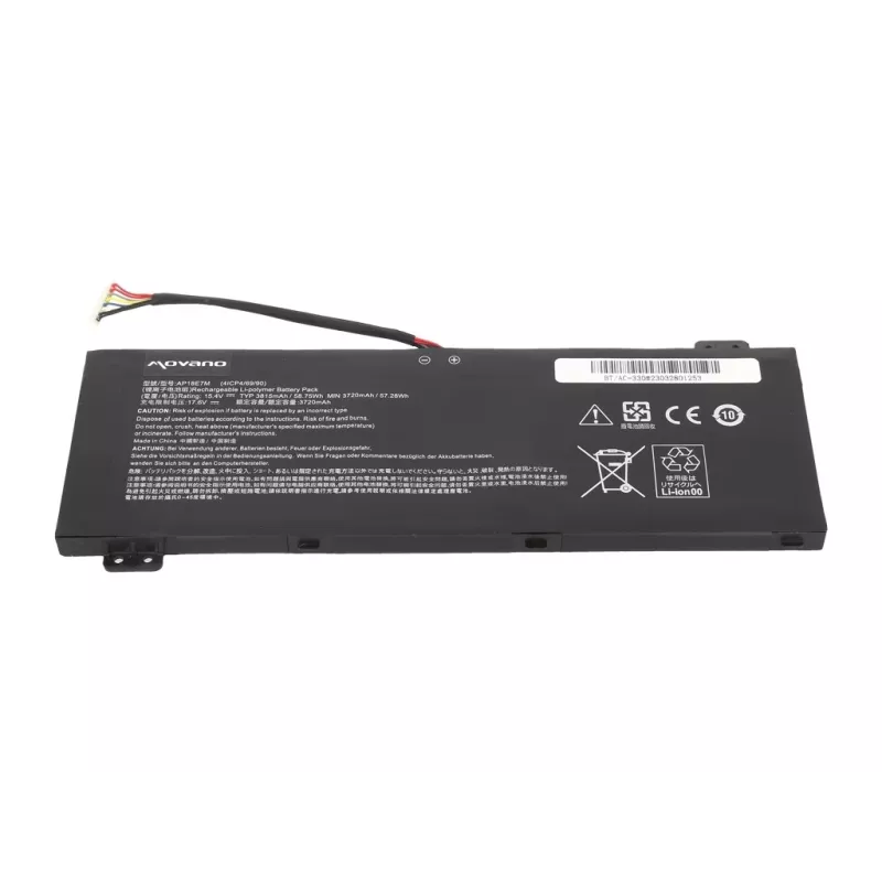 MITSU Akku AP18E7M für Acer Nitro 5 AN515-54 AN517-51