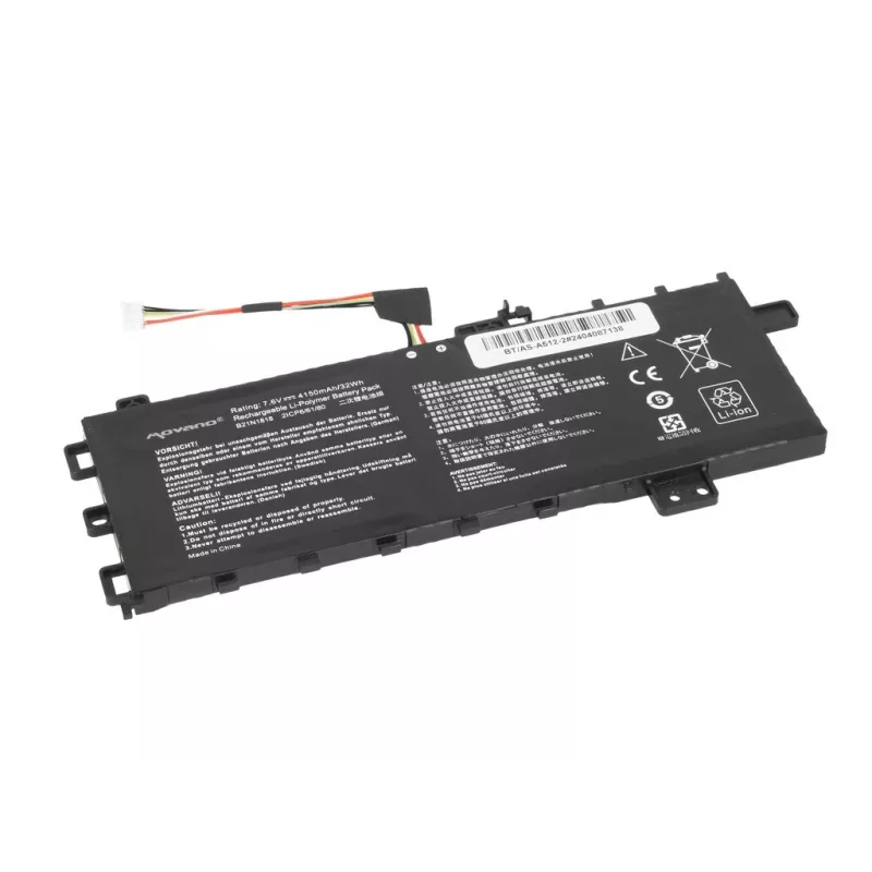 MITSU Akku B21N1818 für Asus Vivobook 15 A512 R512 X512 - 4150 mAh (32 Wh)