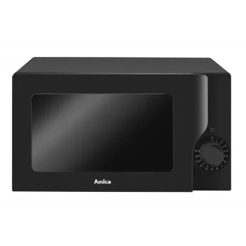 AMICA Mikrowelle AMGF17M2B mit Grill, 17L, 700W, Schwarz