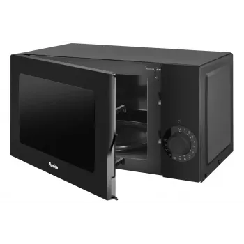 AMICA Mikrowelle AMGF17M2B mit Grill, 17L, 700W, Schwarz