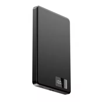 GEMBIRD PB05-WPC15M-LCD-01 Kabellose Magnetische Powerbank 5000mAh 15W LCD Schwarz