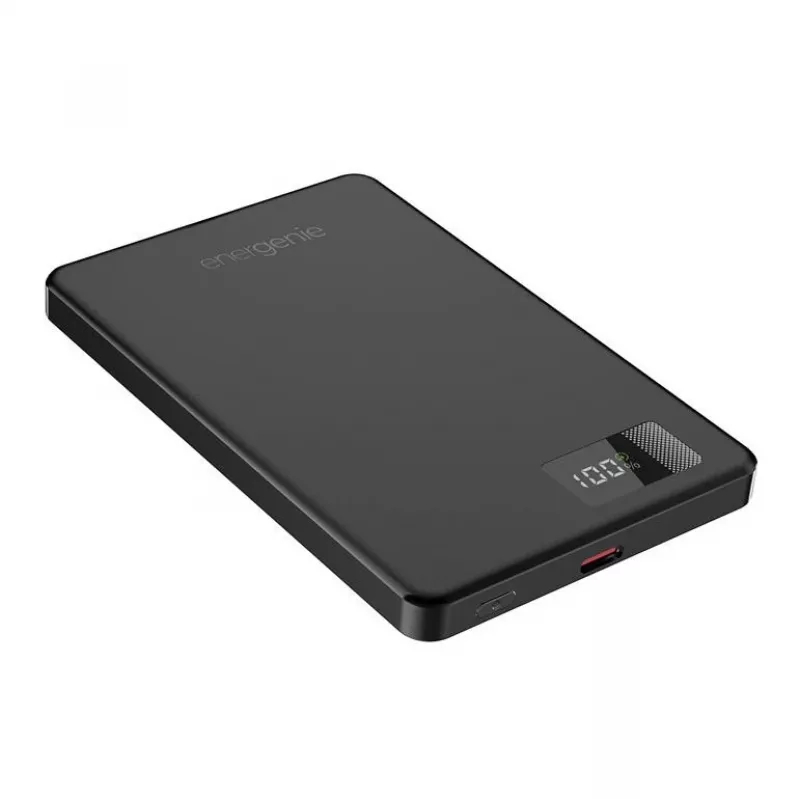GEMBIRD PB05-WPC15M-LCD-01 Kabellose Magnetische Powerbank 5000mAh 15W LCD Schwarz