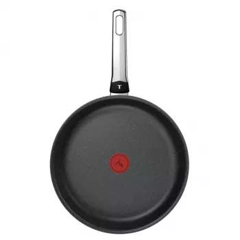 Tefal Excell Fusion 28cm Bratpfanne mit Titan-Antihaftbeschichtung und Thermo-Signal